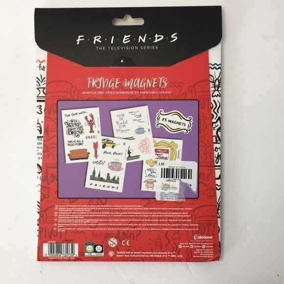 NWT Friends Refrigerator Magnets set of 25 - Picture 2 of 6